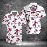 20% OFF Best WHITE Manly Warringah Sea Eagles Hawaiian Shirt Coconut Tree For Men