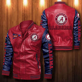 30% OFF The Best Men's Alabama Crimson Tide Leather Jacket For Sale