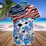 15% OFF Men's Carolina Panthers Hawaiian Shirt USA Flag - Now