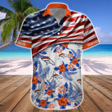 15% OFF Men's Denver Broncos Hawaiian Shirt USA Flag – Now