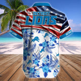 15% OFF Men's Detroit Lions Hawaiian Shirt USA Flag – Now