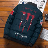 [SALE] 20% OFF Best Men’s Houston Texans Puffer Jacket  CUSTOM NAME