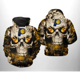 [SALE] 18% OFF Best Men’s Indiana Pacers Skull Hoodie – Now