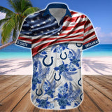 15% OFF Men's Indianapolis Colts Hawaiian Shirt USA Flag – Now