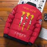 [SALE] 20% OFF Best Men’s Kansas City Chiefs Puffer Jacket RED CUSTOM NAME