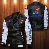 30% OFF The Best Men's Kansas Jayhawks Leather Jacket black