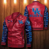 30% OFF The Best Men's Kentucky Wildcats Leather Jacket For Sale