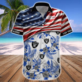 15% OFF Men's Las Vegas Raiders Hawaiian Shirt USA Flag – Now