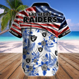 15% OFF Men's Las Vegas Raiders Hawaiian Shirt USA Flag – Now