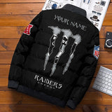 [SALE] 20% OFF Best Men’s Las Vegas Raiders Puffer Jacket Energy black