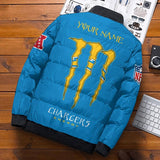 20% OFF Best Los Angeles Chargers Puffer Jacket Energy - 
