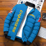 20% OFF Best Los Angeles Chargers Puffer Jacket Energy - CUSTOM NAME