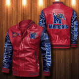 30% OFF The Best Men's Memphis Tigers Leather Jacket red