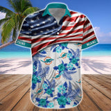 15% OFF Men's Miami Dolphins Hawaiian Shirt USA Flag – Now