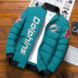 Men's Miami Dolphins Puffer Jacket Energy