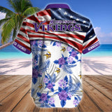 15% OFF Men's Minnesota Vikings Hawaiian Shirt USA Flag – Now