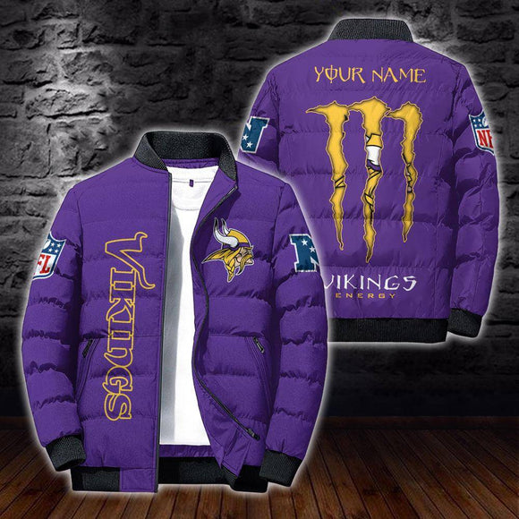 [SALE] 20% OFF Best Men’s Minnesota Vikings Puffer Jacket CUSTOM NAME