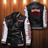 30% OFF The Best Men's Mississippi State Bulldogs Leather Jacket For Sale