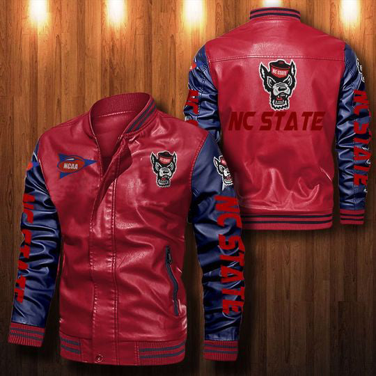 30% OFF The Best Men's Nc State Wolfpack Leather Jacket For Sale