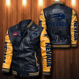 30% OFF The Best Men's Nevada Wolf Pack Leather Jacket For Sale