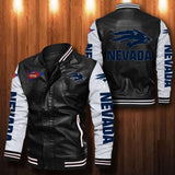 30% OFF The Best Men's Nevada Wolf Pack Leather Jacket black