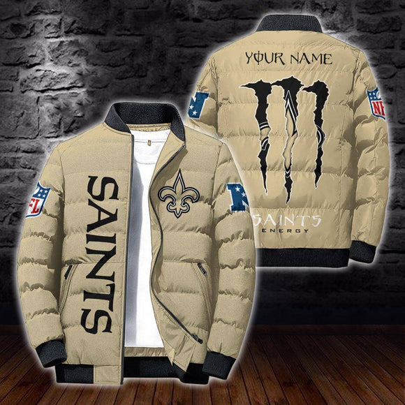 [SALE] 20% OFF Best Men’s New Orleans Saints Puffer Jacket Energy