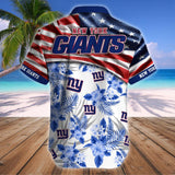 15% OFF Men's New York Giants Hawaiian Shirt USA Flag – Now