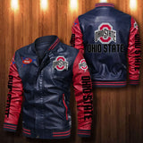 Men’s Ohio State Buckeyes Leather Jacket