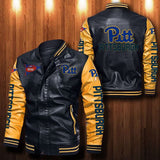 30% OFF The Best Men's Pittsburgh Panthers Leather Jacket black