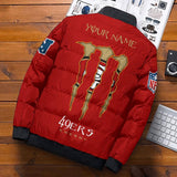 20% OFF Best San Francisco 49ers Puffer Jacket Energy - Size S-5XL BACK