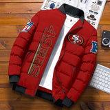 20% OFF Best San Francisco 49ers Puffer Jacket Energy - Size S-5XL FRONT OF