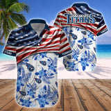 15% OFF Men's Tennessee Titans Hawaiian Shirt USA Flag – Now