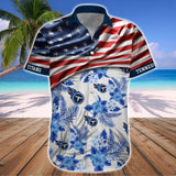 15% OFF Men's Tennessee Titans Hawaiian Shirt USA Flag – Now