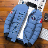 20% OFF Best Tennessee Titans Puffer Jacket Energy - Size S-5XL FRONT OF