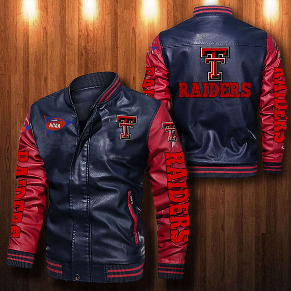 30% OFF The Best Men's Texas Tech Red Raiders Leather Jacket For Sale 