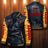 30% OFF The Best Men's Texas Tech Red Raiders Leather Jacket For Sale 