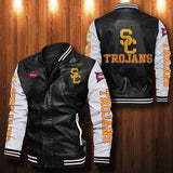 30% OFF The Best Men's USC Trojans Leather Jacket black