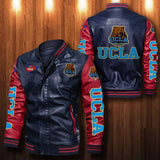 30% OFF The Best Men's Ucla Bruins Leather Jacket blue