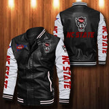 30% OFF The Best Men's Nc State Wolfpack Leather Jacket For Sale