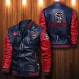 Men’s Nc State Wolfpack Leather Jacket