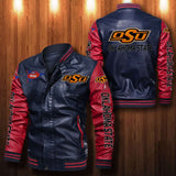 30% OFF The Best Men's Oklahoma State Cowboys Leather Jacket For Sale 