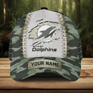 The Best Miami Dolphins Camo Hat Custom Name