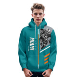 Miami Dolphins Pullover Hoodie Personalized Name & Number - 4 FAN SHOP