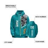 Miami Dolphins Pullover Hoodie Personalized Name & Number - 4 FAN SHOP