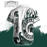 15% OFF Michigan State Spartans Shirts Real Tree Background Custom Name