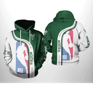 [SALE] 18% OFF Milwaukee Bucks Hoodie Color Block For Men Women 