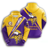 Minnesota Vikings Pullover Hoodie For Men Women With Hat