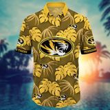 Missouri Tigers Hawaiian Shirt Leafs Printed for men
