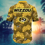 Missouri Tigers Hawaiian Shirt Leafs Printed for men