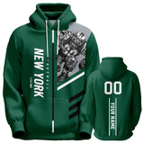 18% OFF New York Jets Pullover Hoodie Personalized Name & Number - 4 FAN SHOP